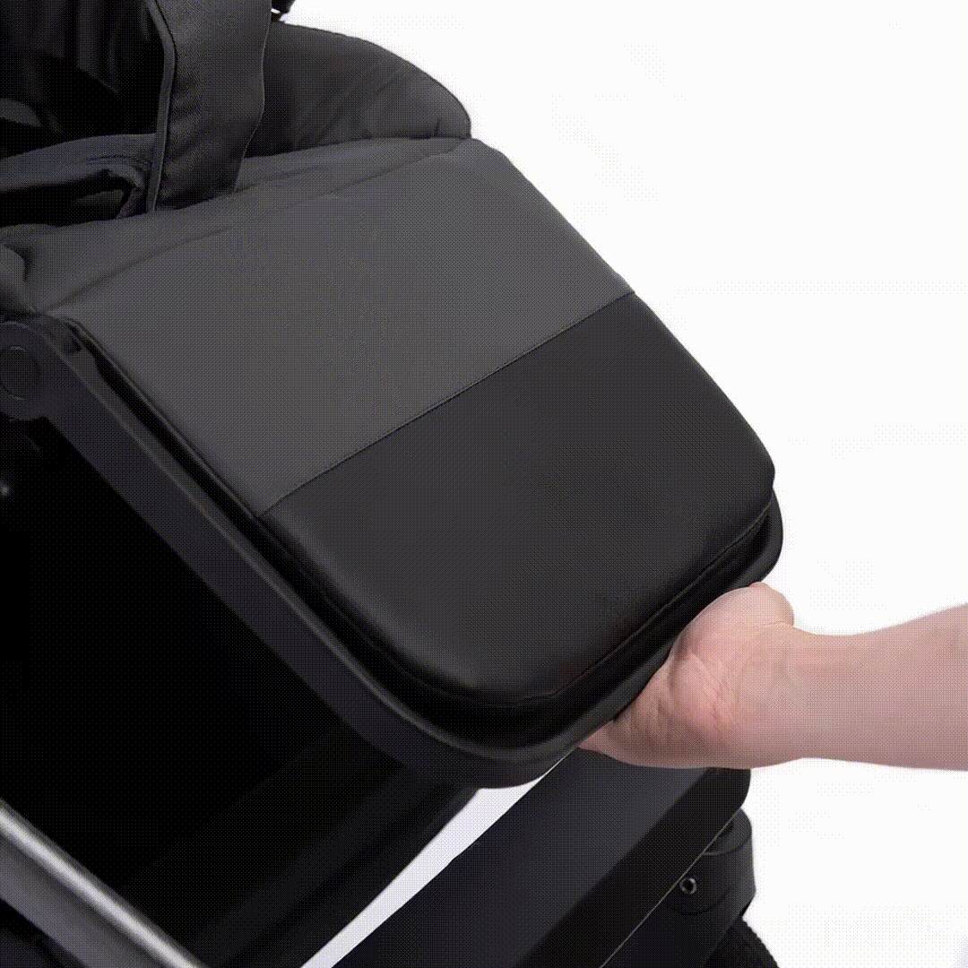 Коляска детская Peppy Monaco 2 в 1 GP Antrazit (графитовый), рама графит, шлифованный алюминий Коляска детская Peppy Monaco 2 в 1 GP Antrazit (графитовый), рама графит, шлифованный алюминий