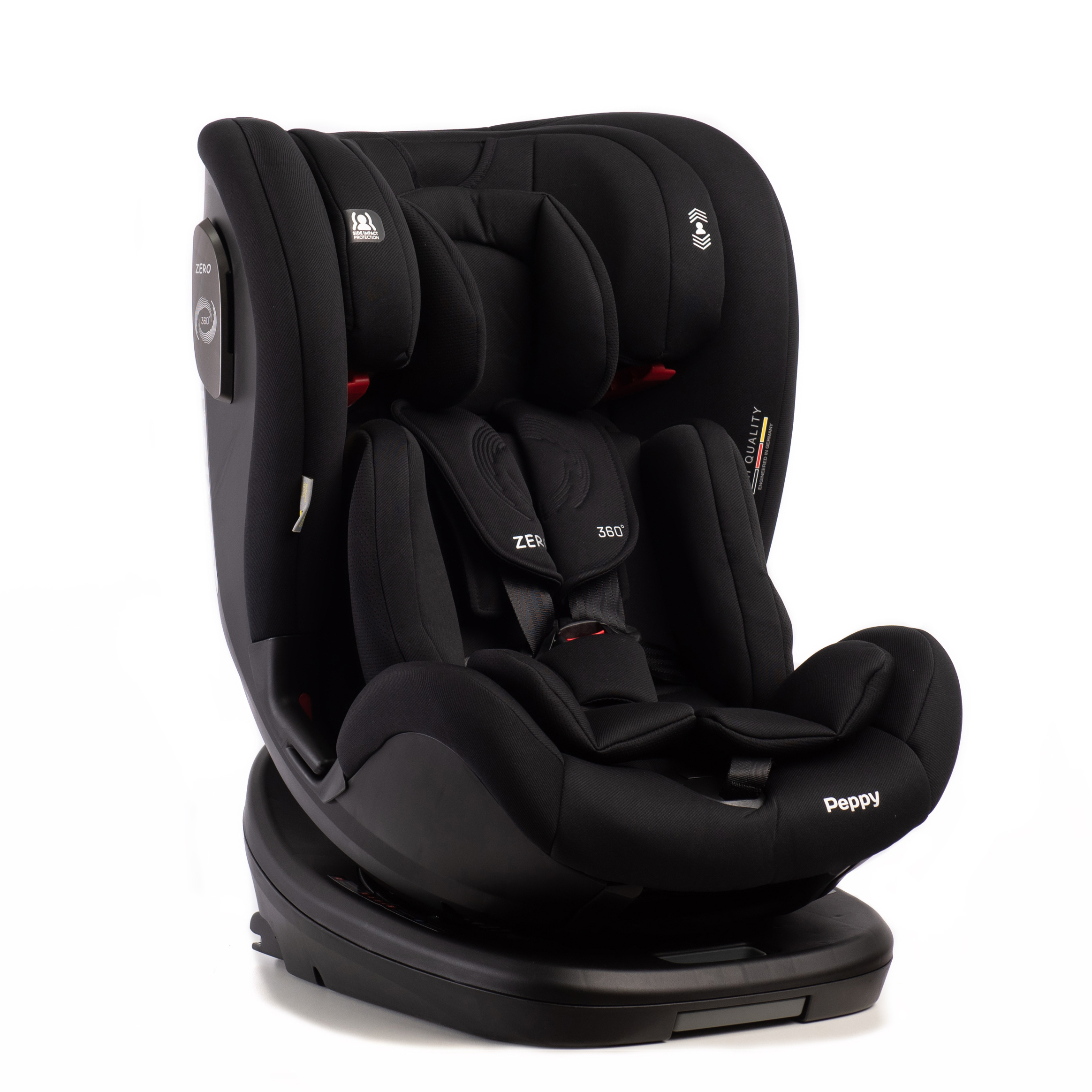 Автокресло Peppy Zero Isofix 0-36 с рождения до 12 лет (black) Автокресло Peppy Zero Isofix 0-36 с рождения до 12 лет (black)