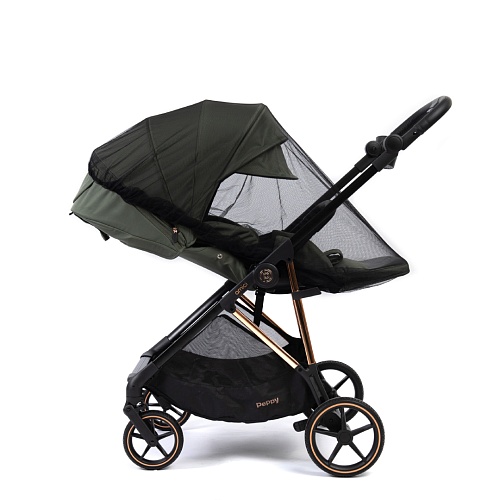 Прогулочная коляска Peppy Amici (Green) зеленый, рама золото (LX) Прогулочная коляска Peppy Amici (Green) зеленый, рама золото (LX)