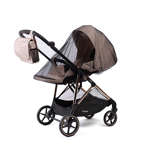 Прогулочная коляска Peppy Amici (Beige) бежевый, рама золото (LX) Прогулочная коляска Peppy Amici (Beige) бежевый, рама золото (LX)