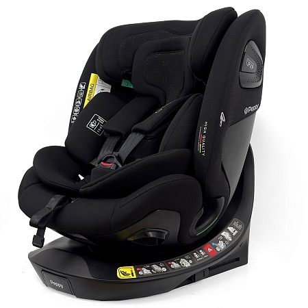 Автокресло Peppy Gtour 0-36 I-Size 40-150 см (Black) черный