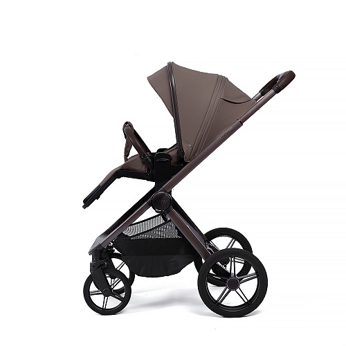 Коляска детская Peppy Monaco thermo 2 в 1 Mocca (кофе), рама серо-коричневая Коляска детская Peppy Monaco thermo 2 в 1 Mocca (кофе), рама серо-коричневая