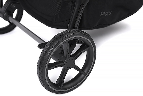 Прогулочная коляска Peppy Amici (Antrazit) антрацит, рама серая Прогулочная коляска Peppy Amici (Antrazit) антрацит, рама серая