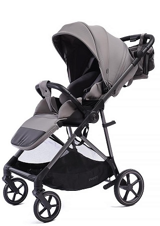 Прогулочная коляска Peppy Amici (Grey) серый, рама серая