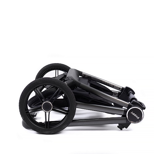 Коляска детская Peppy Monaco 2 в 1 GP Antrazit (графитовый), рама графит, шлифованный алюминий Коляска детская Peppy Monaco 2 в 1 GP Antrazit (графитовый), рама графит, шлифованный алюминий