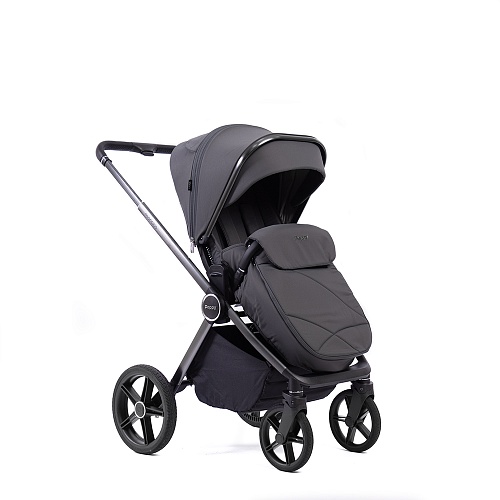 Коляска детская Peppy Monaco 2 в 1 GP Antrazit (графитовый), рама графит, шлифованный алюминий Коляска детская Peppy Monaco 2 в 1 GP Antrazit (графитовый), рама графит, шлифованный алюминий