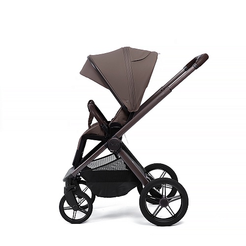 Коляска детская Peppy Monaco thermo 2 в 1 Mocca (кофе), рама серо-коричневая Коляска детская Peppy Monaco thermo 2 в 1 Mocca (кофе), рама серо-коричневая