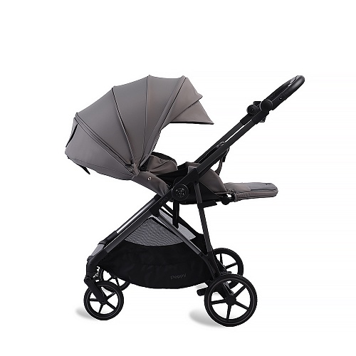 Прогулочная коляска Peppy Amici (Grey) серый, рама серая Прогулочная коляска Peppy Amici (Grey) серый, рама серая