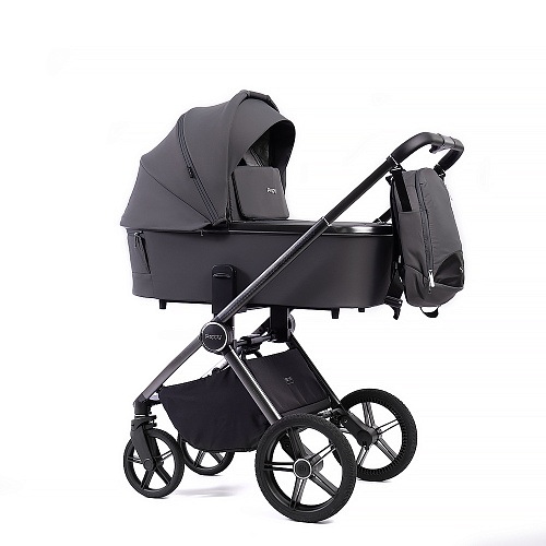 Коляска детская Peppy Monaco 2 в 1 GP Antrazit (графитовый), рама графит, шлифованный алюминий Коляска детская Peppy Monaco 2 в 1 GP Antrazit (графитовый), рама графит, шлифованный алюминий