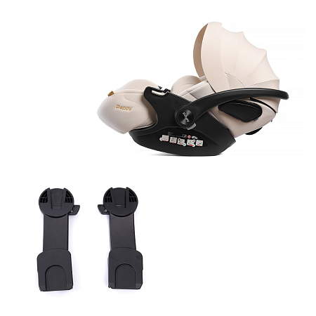 Автолюлька Peppy Verona I-Size 40-84 см + Адаптеры для Amici (КОМПЛЕКТ)