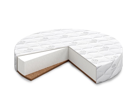 Матрас Premium Sleep 31 круг Ф=75 чехол трикотаж,холлоф.,кокос с 1 стор.,выс.12см