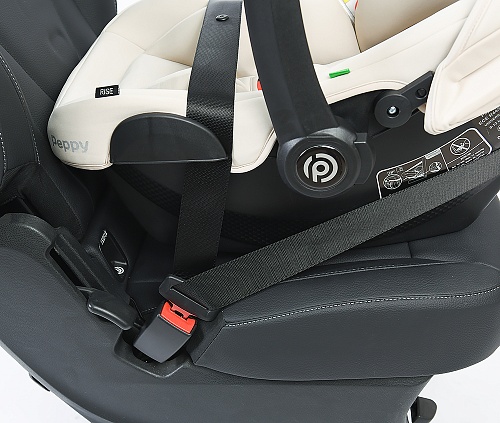 Автолюлька Peppy RIse (carbon) 40-87 см (молочный) Автолюлька Peppy RIse (carbon) 40-87 см (молочный)