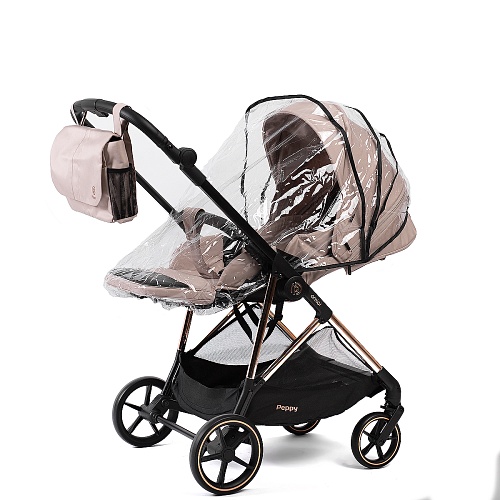 Прогулочная коляска Peppy Amici (Beige) бежевый, рама золото (LX) Прогулочная коляска Peppy Amici (Beige) бежевый, рама золото (LX)