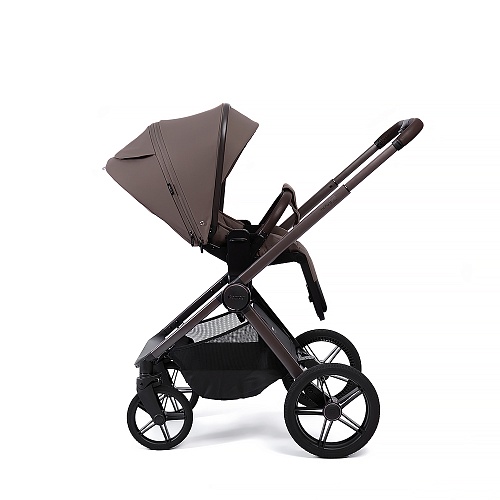 Коляска детская Peppy Monaco thermo 2 в 1 Mocca (кофе), рама серо-коричневая Коляска детская Peppy Monaco thermo 2 в 1 Mocca (кофе), рама серо-коричневая