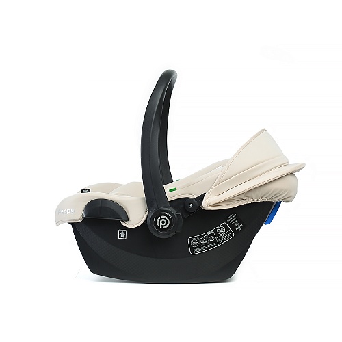 Автолюлька Peppy RIse (carbon) 40-87 см (молочный) Автолюлька Peppy RIse (carbon) 40-87 см (молочный)