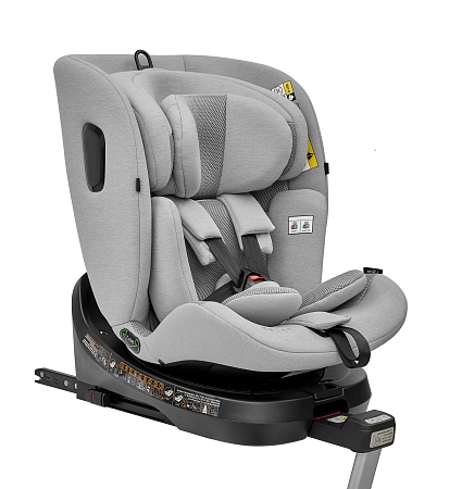 Автокресло Peppy UNOfix 0-36 I-Size 40-150 см (grey) серый
