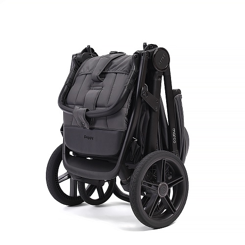Прогулочная коляска Peppy Marco (dark grey) серый Прогулочная коляска Peppy Marco (dark grey) серый