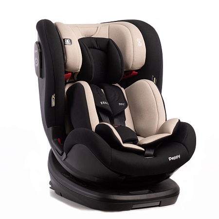 Автокресло Peppy Zero Isofix 0-36 с рождения до 12 лет (beige)