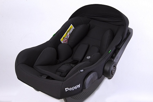 Автолюлька Peppy RIse (carbon) 40-87 см (black) Автолюлька Peppy RIse (carbon) 40-87 см (black)