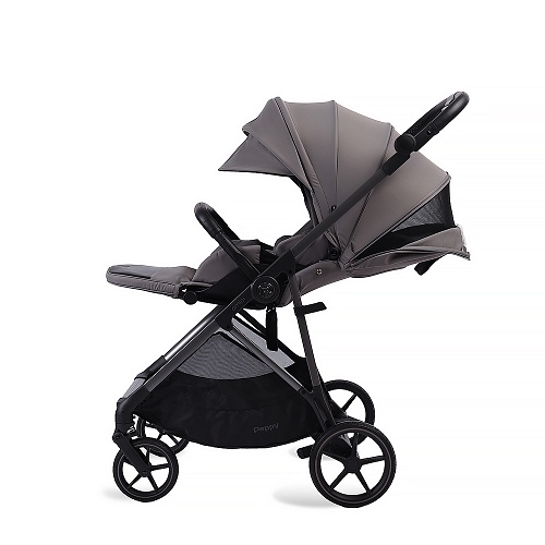 Прогулочная коляска Peppy Amici (Grey) серый, рама серая Прогулочная коляска Peppy Amici (Grey) серый, рама серая