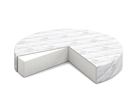 Матрас Premium Sleep 35 круг Ф=75 чехол микрофайбер ,холлоф.,выс.10см