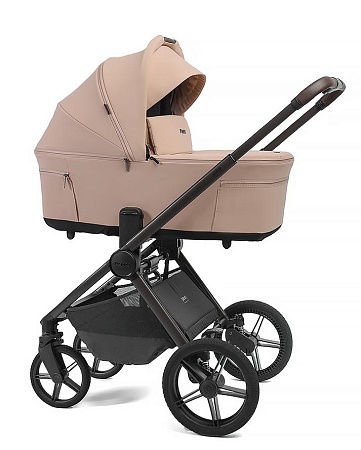 Коляска детская Peppy Soho 2 в 1 Rose (пыльная роза), рама серо-бежевый