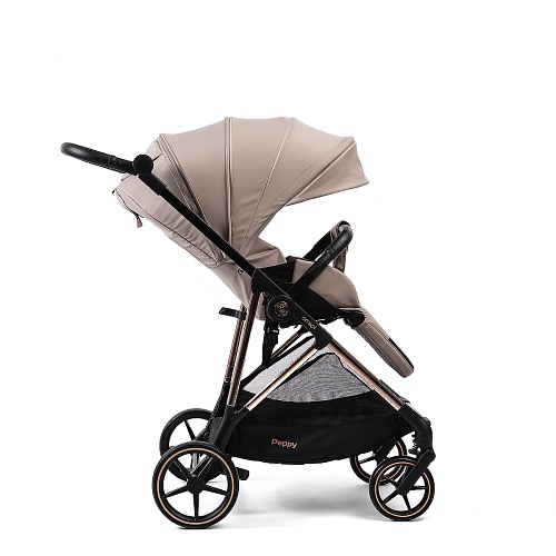 Прогулочная коляска Peppy Amici (Beige) бежевый, рама золото (LX) Прогулочная коляска Peppy Amici (Beige) бежевый, рама золото (LX)