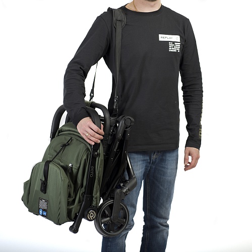 Прогулочная коляска Peppy Aero (Oliva green) оливковый Прогулочная коляска Peppy Aero (Oliva green) оливковый