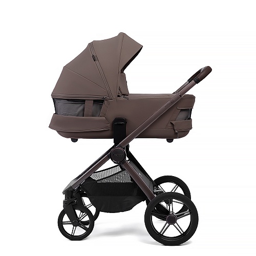 Коляска детская Peppy Monaco thermo 2 в 1 Mocca (кофе), рама серо-коричневая Коляска детская Peppy Monaco thermo 2 в 1 Mocca (кофе), рама серо-коричневая